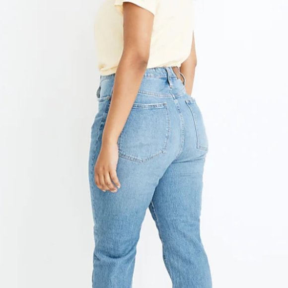 MADEWELL Classic Straight Jeans in Nearwood Wash 27 - Picture 3 of 5